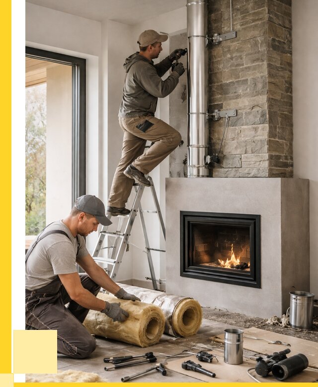 Монтаж дымоходов для каминов в Сургуте от 15333 р. ЭриданСрг