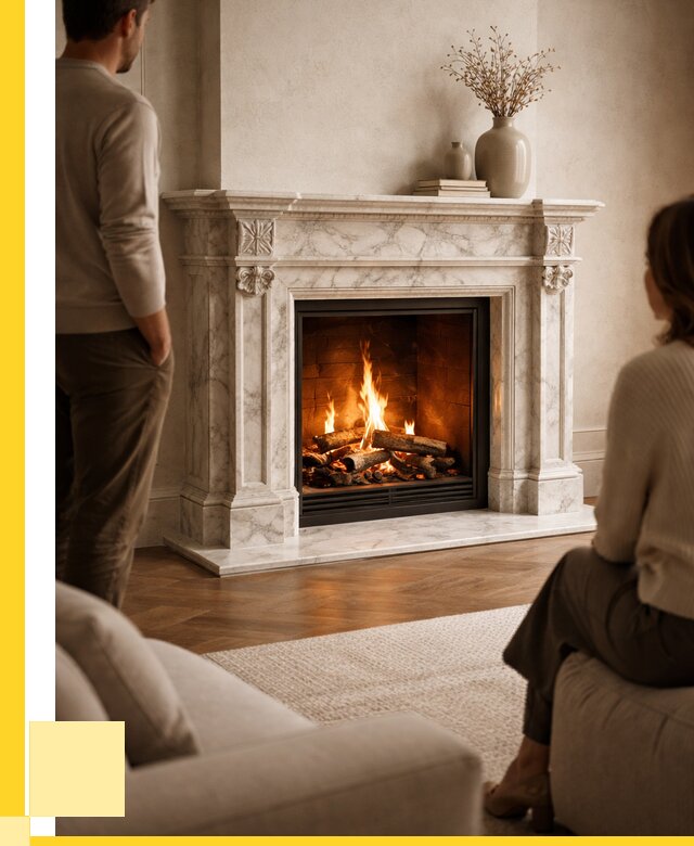 Мраморные камины под ключ в Сургуте от 255550 р. | ЭриданСрг