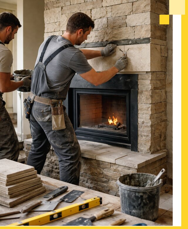 Проектирование и установка открытых каминов в Сургуте