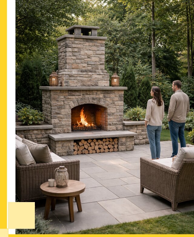 Уличные камины из кирпича в Сургуте от 153330 р. | ЭриданСрг