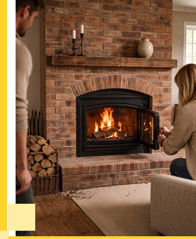 Кирпичные камины под ключ в Сургуте от 153330 р. | ЭриданСрг