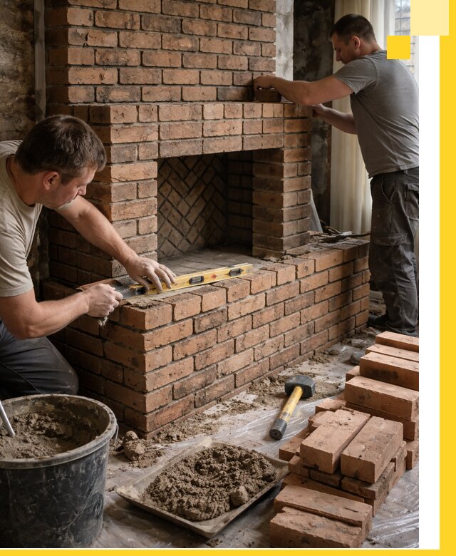 Изготовление и установка кирпичных каминов в Сургуте