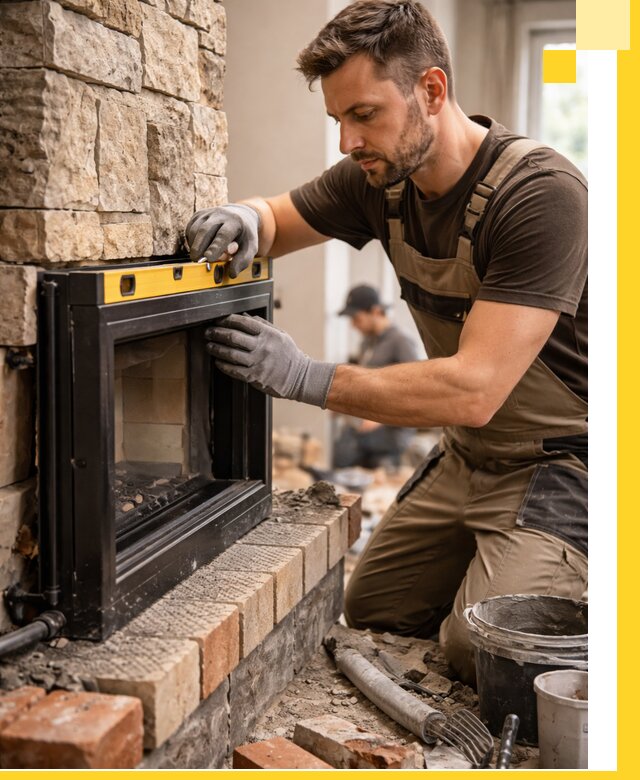 Дровяные камины под ключ в Сургуте: монтаж, обустройство