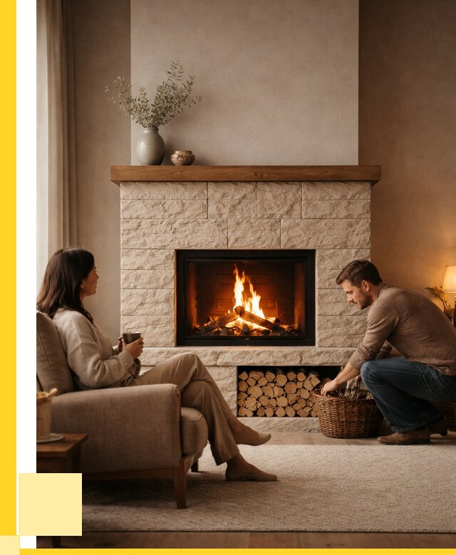 Камины для дома в Сургуте под ключ от 153330 р. | ЭриданСрг