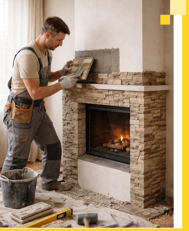 Изготовление и монтаж каминов для дома под ключ в Сургуте