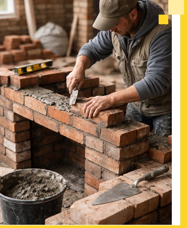 Кладка каминов под ключ в Сургуте профессиональная отделка и монтаж