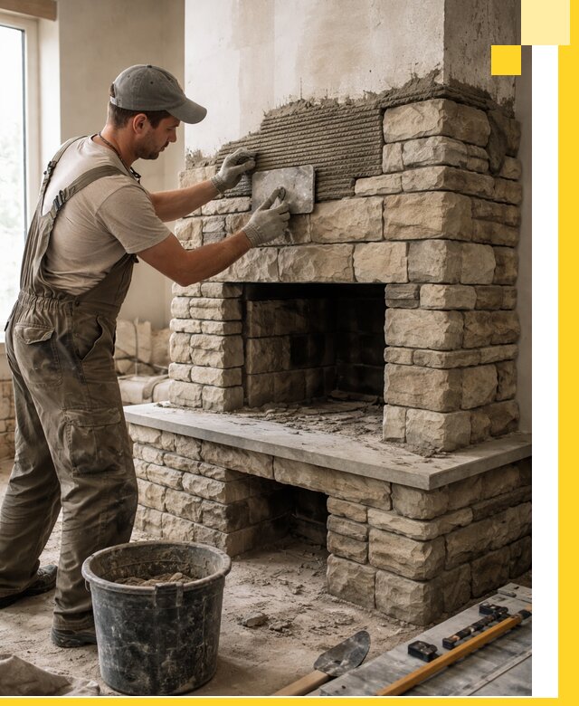 Строительство каминов под ключ в Сургуте от проектирования до монтажа