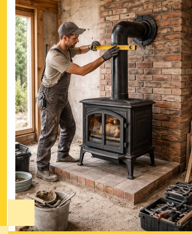 Монтаж печей установка банной печи в Сургуте от 15333 р. | ЭриданСрг