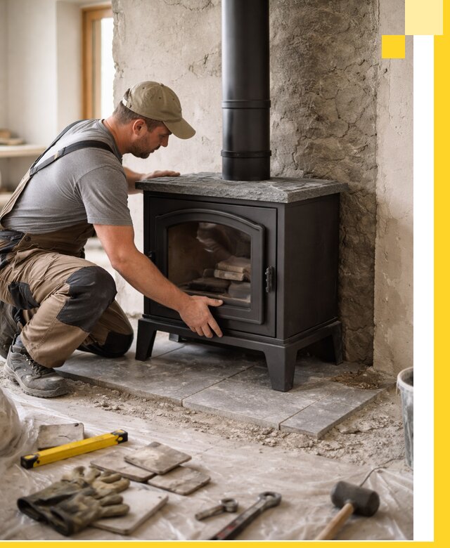 Профессиональный монтаж печей и каминов в Сургуте под ключ