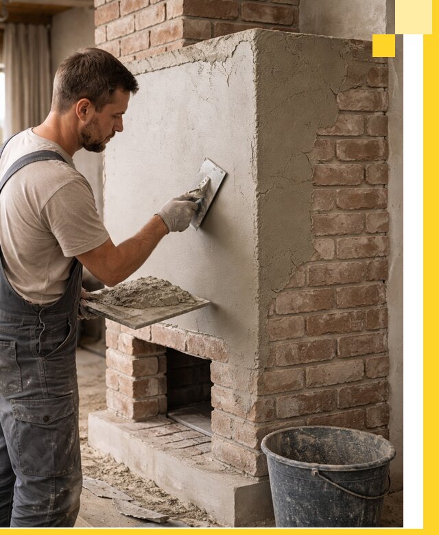 Отделка печей и облицовка каминов в Сургуте под ключ