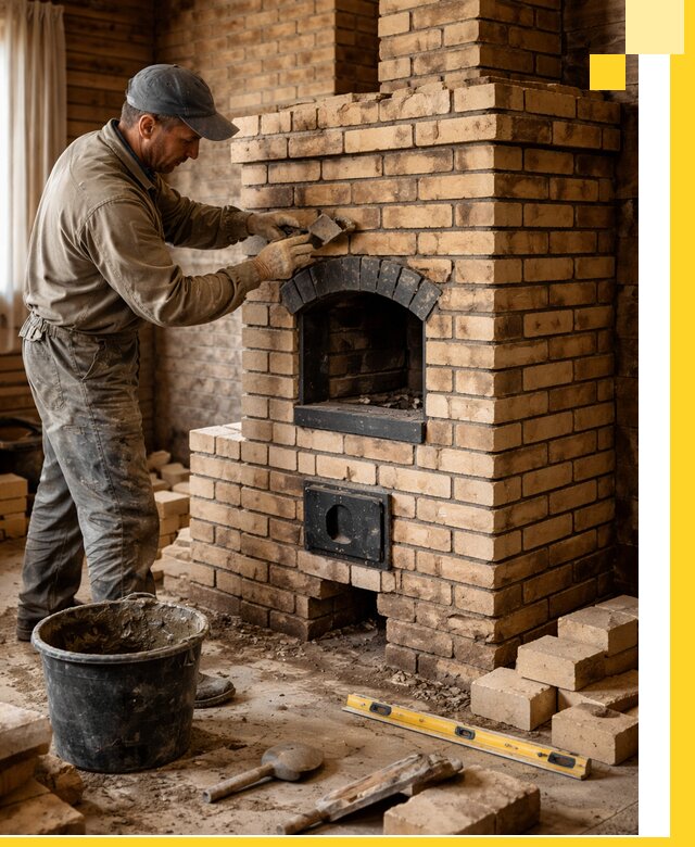 Кирпичные печи под ключ в Сургуте: проектирование и кладка