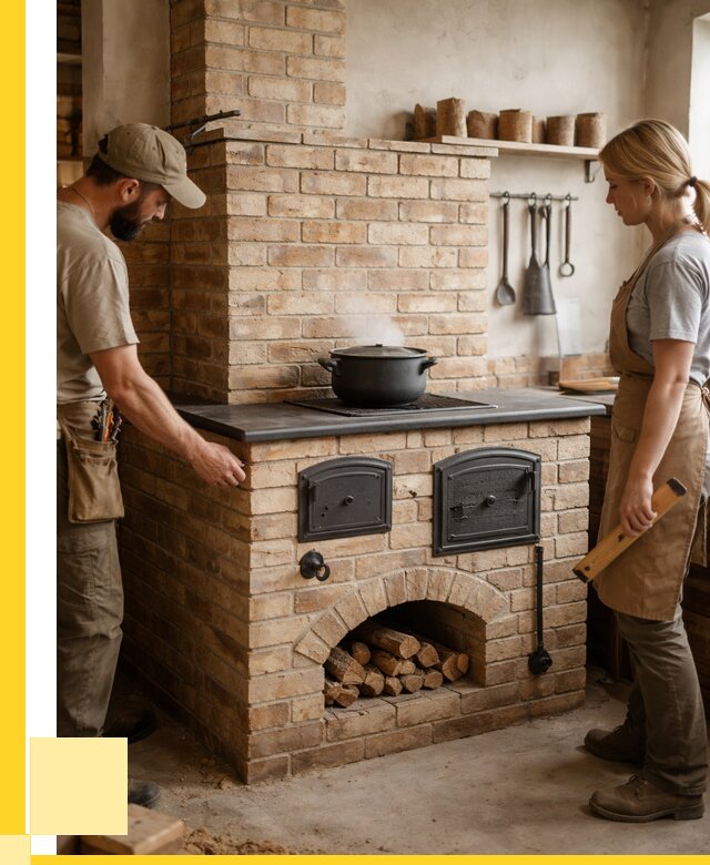 Варочно отопительные печи в Сургуте от 91998 р. | ЭриданСрг