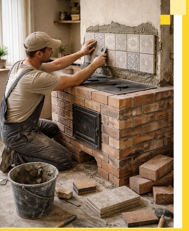 Печи с плитой на заказ монтаж гарантия и сервис в Сургуте