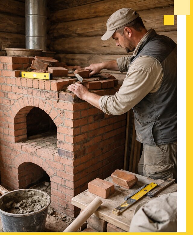 Изготовление и установка русских печей в Сургуте под ключ