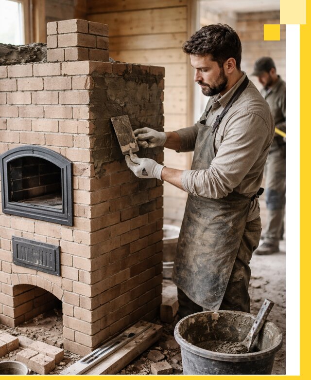 Изготовление и установка печей-шведок под ключ в Сургуте