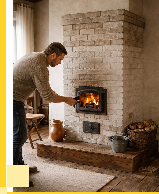 Печь голландка из кирпича в Сургуте от 86887 р. | ЭриданСрг