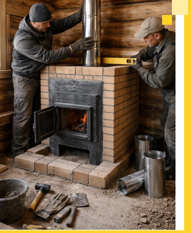 Проектирование, изготовление и установка банных печей в Сургуте