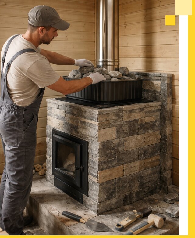 Печи для парной в Сургуте, производство, монтаж и обслуживание