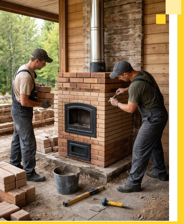 Производство и установка дачных печей под ключ в Сургуте