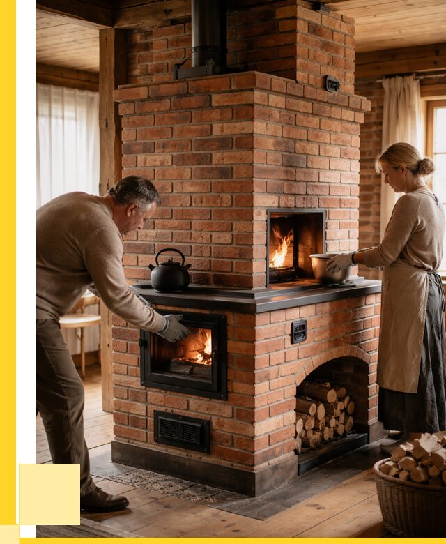 Печи для загородного дома под ключ в Сургуте от 81776 р. | ЭриданСрг