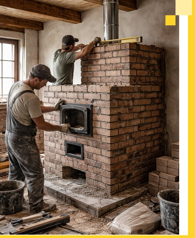 Печи для загородного дома под ключ в Сургуте — монтаж и сервис