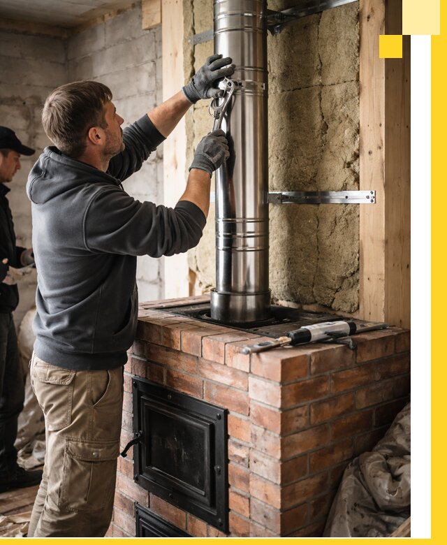 Изготовление и монтаж печей и дымоходов под ключ в Сургуте