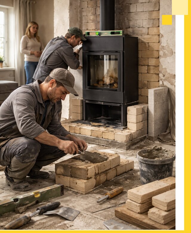 Печи и камины под ключ: проект, установка в Сургуте