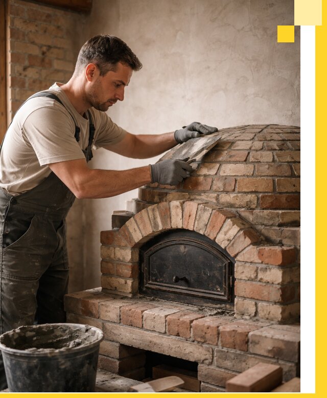 Изготовление и монтаж помпейских печей на заказ в Сургуте