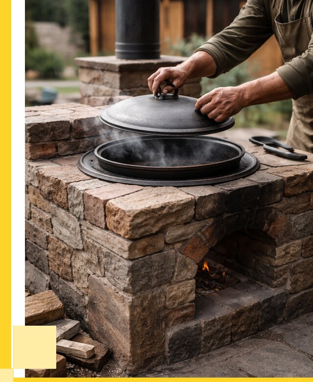 Печи для казана в Сургуте по цене от 18400 р. | ЭриданСрг