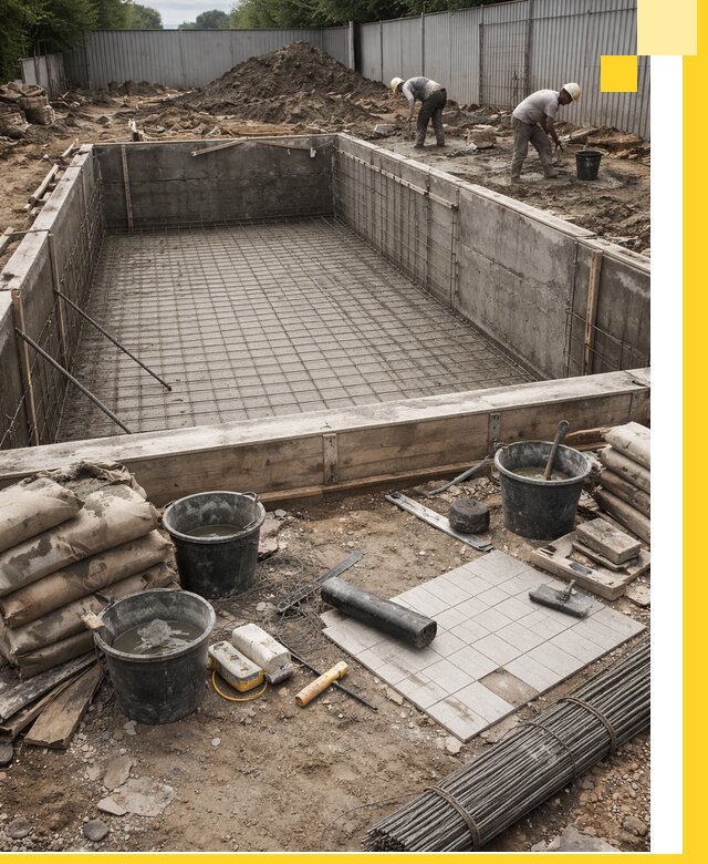 Строительство бассейнов под ключ в Сургуте, дизайн и монтаж