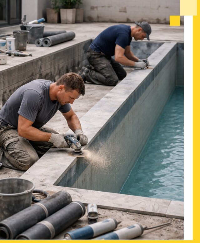 Профессиональный ремонт бассейнов под ключ в Сургуте