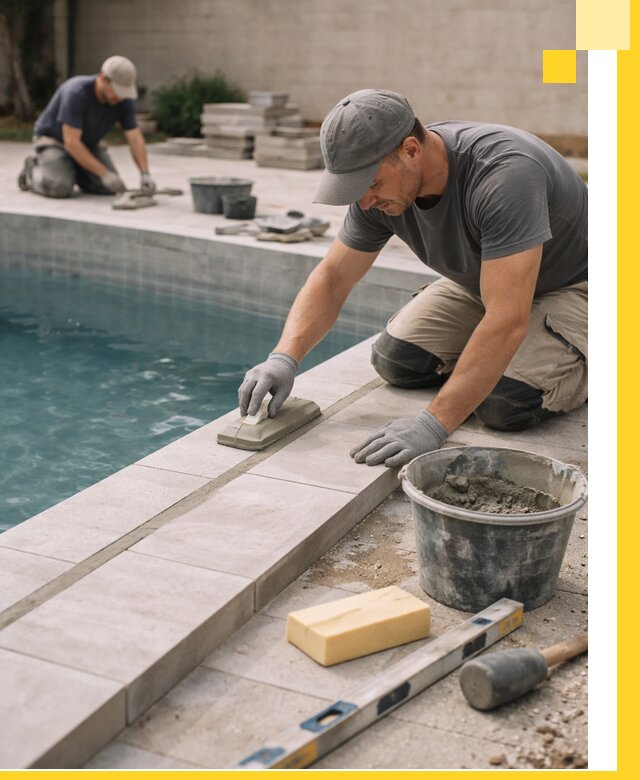 Отделка бассейнов в Сургуте: декоративная отделка и гидроизоляция