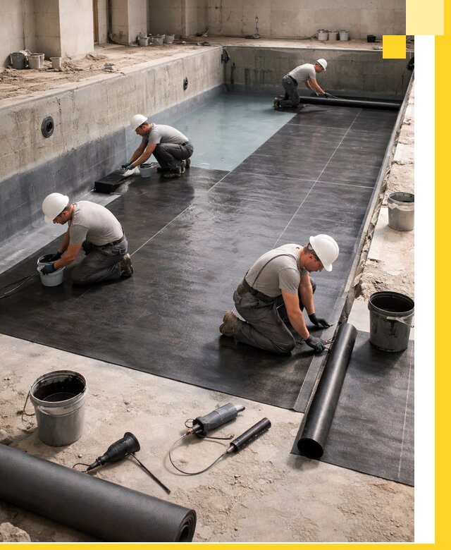 Профессиональная гидроизоляция бассейнов и чаш в Сургуте под ключ