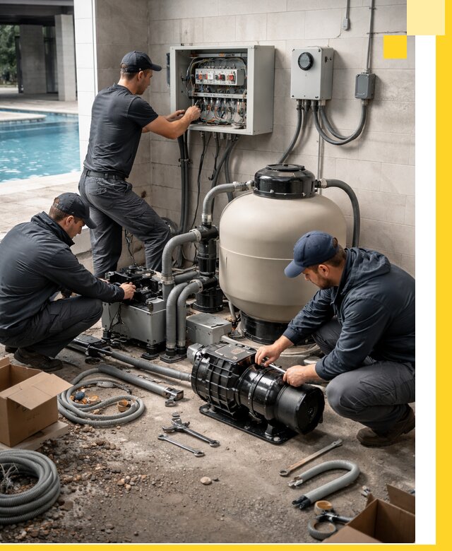 Профессиональный монтаж оборудования для бассейнов в Сургуте