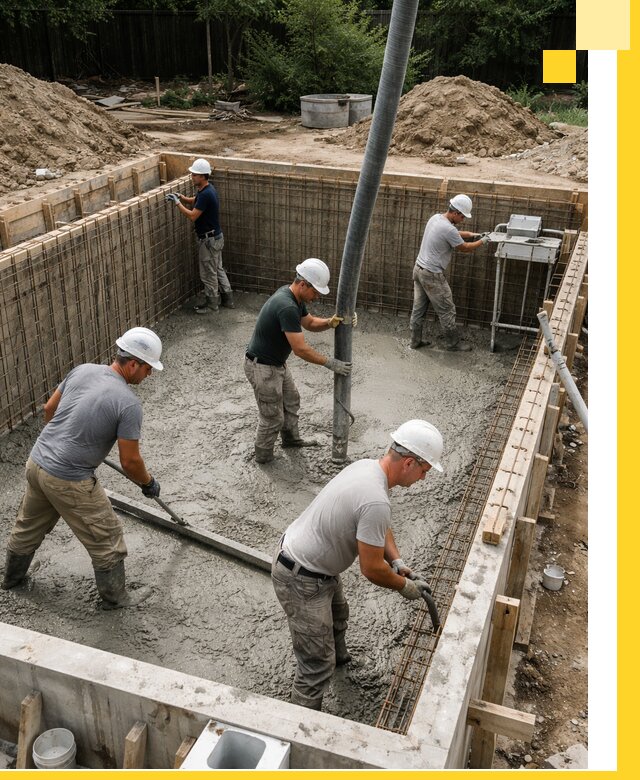 Строительство бетонных бассейнов под ключ в Сургуте