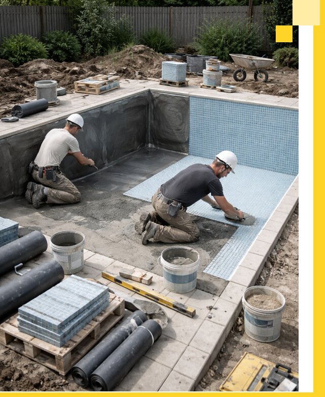 Проектирование и строительство стационарных бассейнов в Сургуте