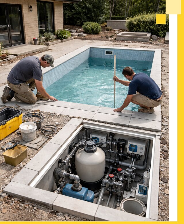 Строительство качественных домашних бассейнов под ключ в Сургуте