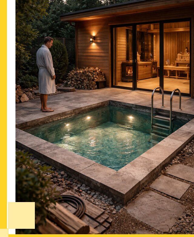 Бани с бассейном под ключ в Сургуте от 97109 р. | ЭриданСрг