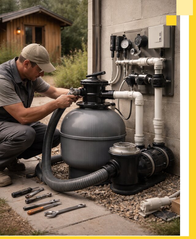 Продажа и монтаж фильтров и насосов для бассейнов в Сургуте