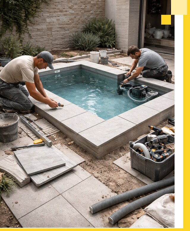 Мини бассейны под ключ в Сургуте, дизайн и установка