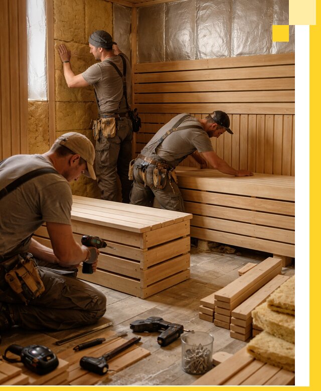 Профессиональное строительство саун под ключ в Сургуте