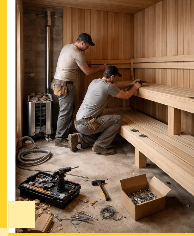 Монтаж саун под ключ в Сургуте от 122664 р. | ЭриданСрг