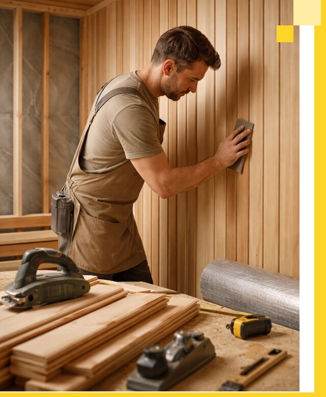 Профессиональная отделка саун и парных под ключ в Сургуте