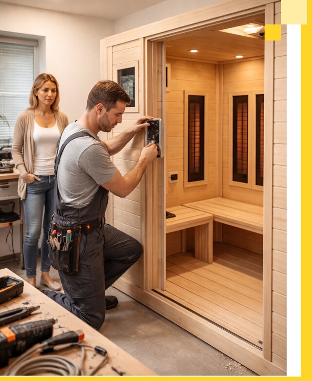 Инфракрасные сауны под ключ в Сургуте продажа и установка