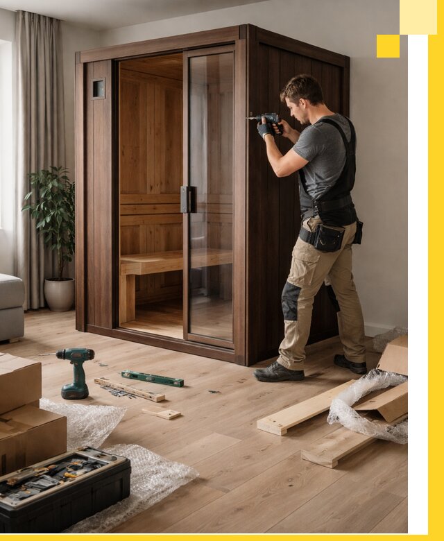 Установка и производство мини саун под ключ в Сургуте