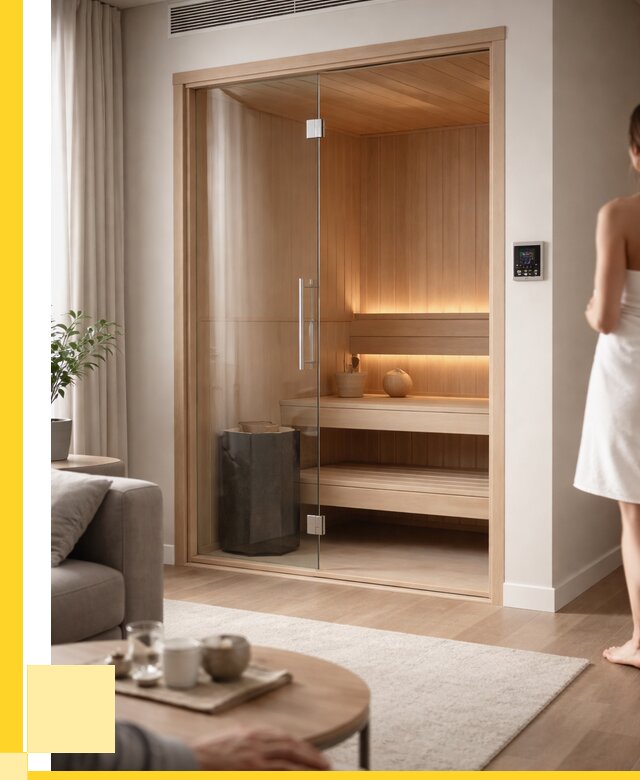 Сауна в квартире под ключ в Сургуте от 122664 р. ЭриданСрг