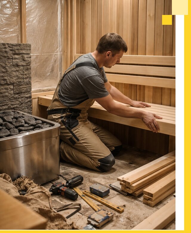 Сауны для дома под ключ с проектированием и монтажом в Сургуте