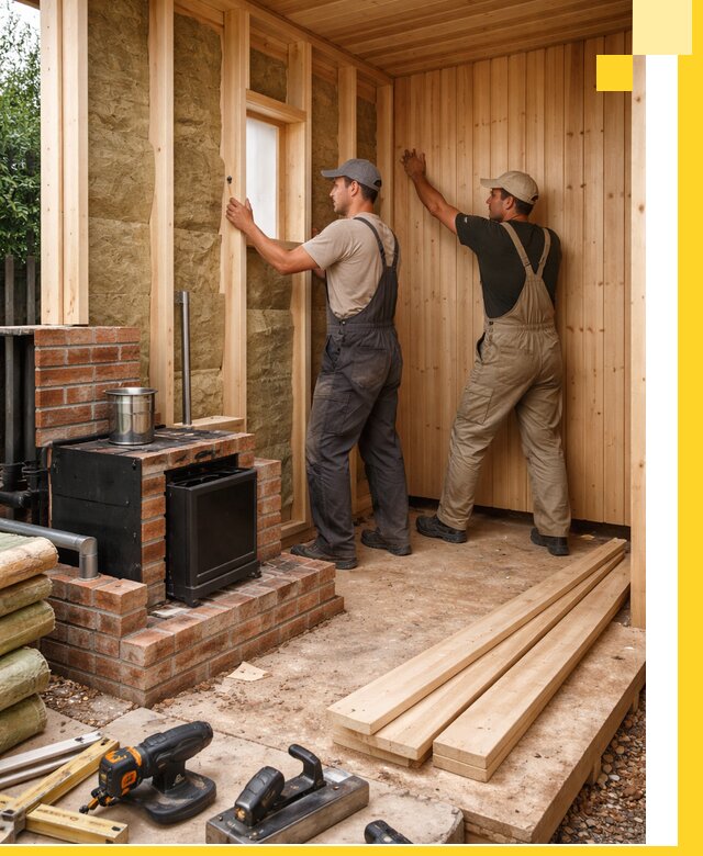 Строительство и установка дачных саун под ключ в Сургуте