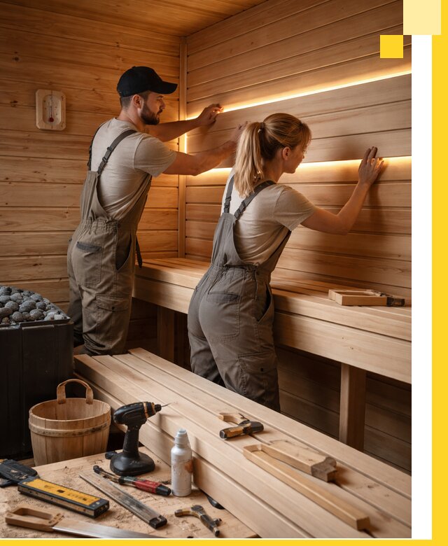 Дизайн саун и бань под ключ с индивидуальным проектом в Сургуте