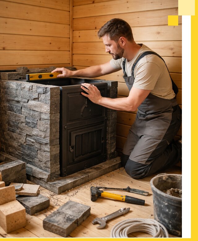 Производство и установка печей для саун под ключ в Сургуте